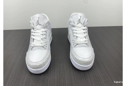 Hyperoad AIR JORDAN 'TRIPLE 3 RETRO PS WHITE' 0807